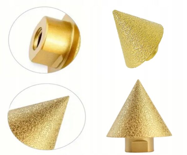 Frez diamentowy stożkowy 38mm M14 do Gresu Granitu