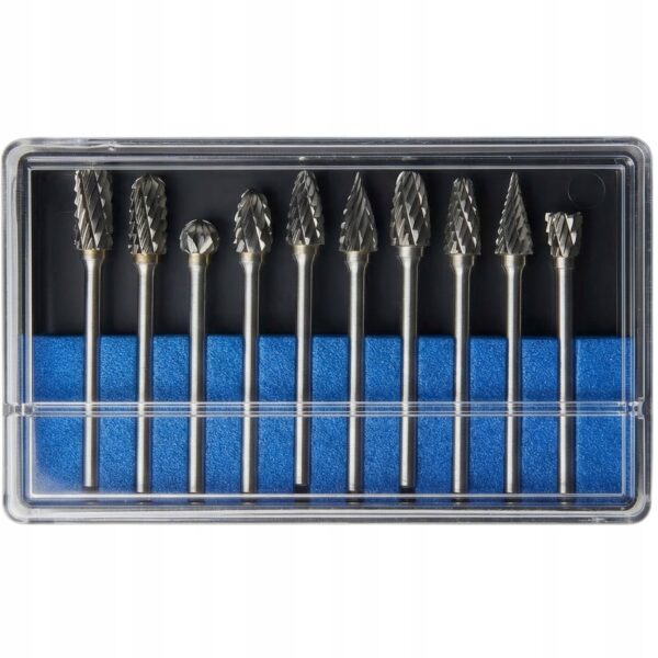 Frezy-do-Metalu-Weglik-Spiekany-VHM-10szt-Trzpien-3mm-Srednica-trzpienia-3mm (1) Frezy do Metalu Węglik Spiekany VHM 10szt Trzpień 3mm