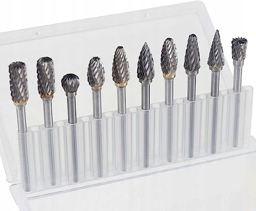 Frezy-do-Metalu-Weglik-Spiekany-VHM-10szt-Trzpien-3mm-Srednica-trzpienia-3mm Frezy do Metalu Węglik Spiekany VHM 10szt Trzpień 3mm