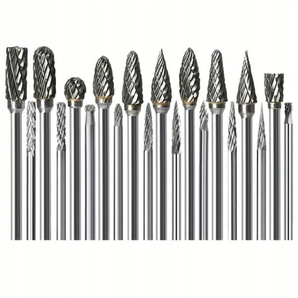 Zestaw-Frezow-Trzpieniowych-do-Metalu-Weglik-Stal-20-sztuk-3mm-Stan-opakowania-oryginalne Zestaw Frezów Trzpieniowych do Metalu Węglik Stal 20 sztuk 3mm